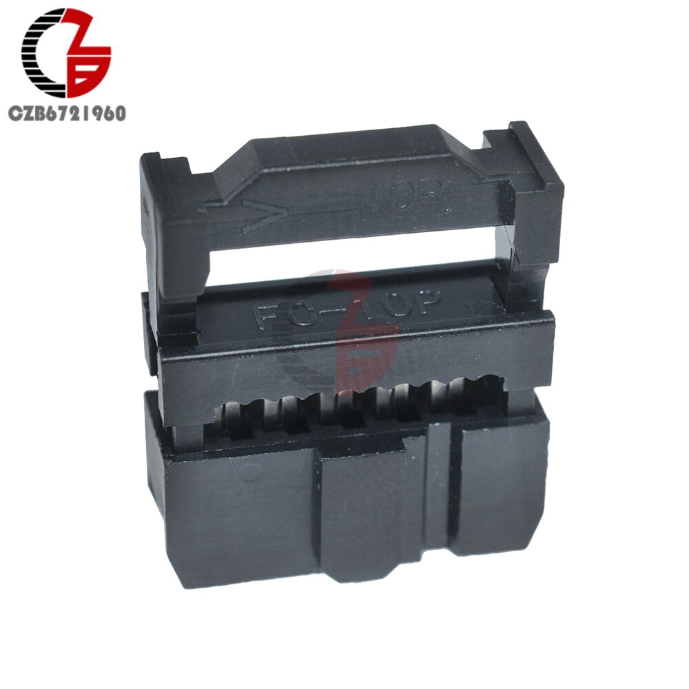 10PCS 2.54mm Pitch 2x5 Pin 10 Pin IDC Female Header Socket Connector FC-10