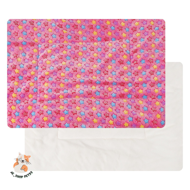 Thảm nằm lót bông cho chó mèo - Đệm nằm mỏng mùa đông cho thú cưng