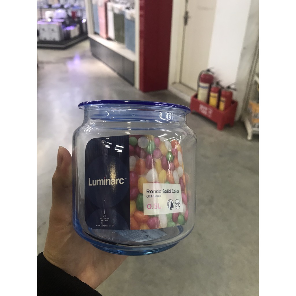 Hũ Đựng Gia Vị Thủy Tinh Tròn 500ml Luminarc | BigBuy360 - bigbuy360.vn