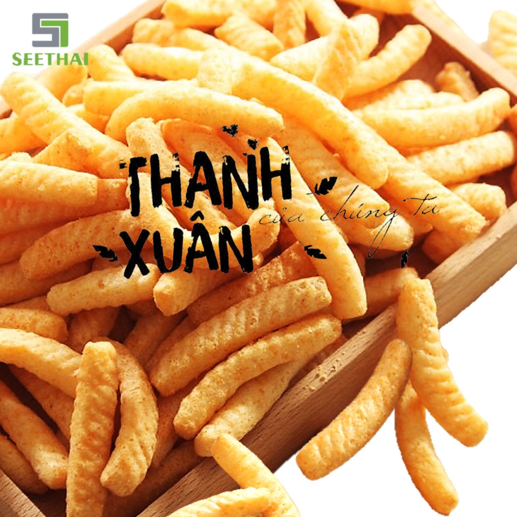 Bánh phồng tôm que vị tôm ODERVE Thái Lan 100gr - lon - snack phồng tôm - fried shrimp chips