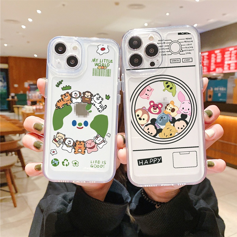 SUNTAIHO Ốp lưng iphone Ốp điện thoại bằng họa tiết dễ thương thích hợp cho iPhone 7 8Plus 13 11Pro 13 12ProMax XS Max X XR