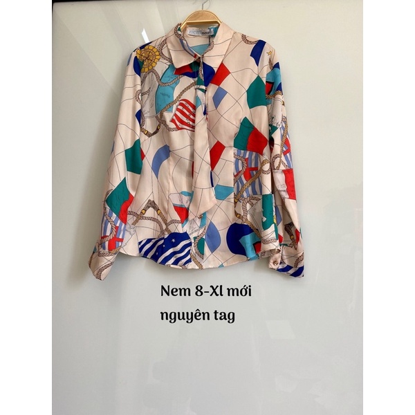 áo hãng nem size 8 tương đương xl mới nguyên mác sale, hàng hiệu khỏi lo vê chất và giá ###váy xinh### hàng hiêu### gia