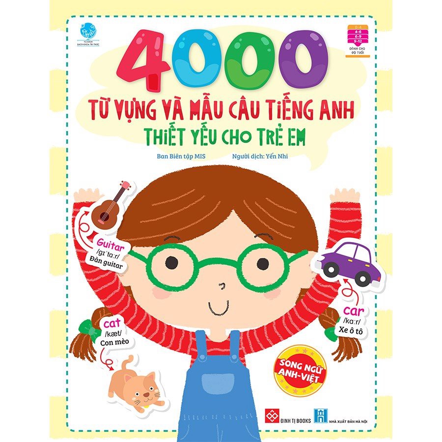 Sách-4000 từ vựng và mẫu câu tiếng Anh thiết yếu cho trẻ em