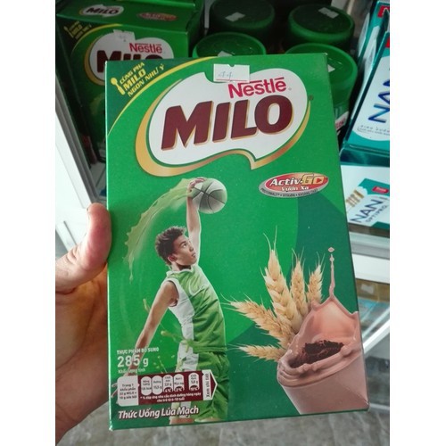 Sữa bột Milo thức uống lúa mạch hộp giấy 285g