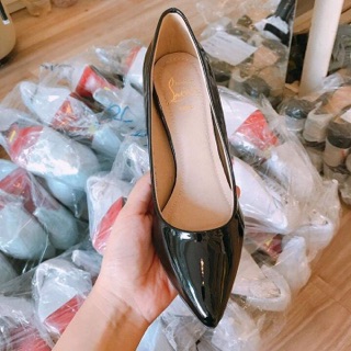 Giày cao gót nữ Calla đen 9-10p