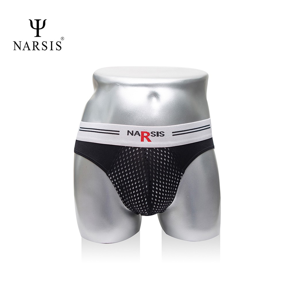[Mã BMBAU50 giảm 7% tối đa 50K đơn 99K] Quần lót tam giác nam Narsis C7008 màu đen cạp tos