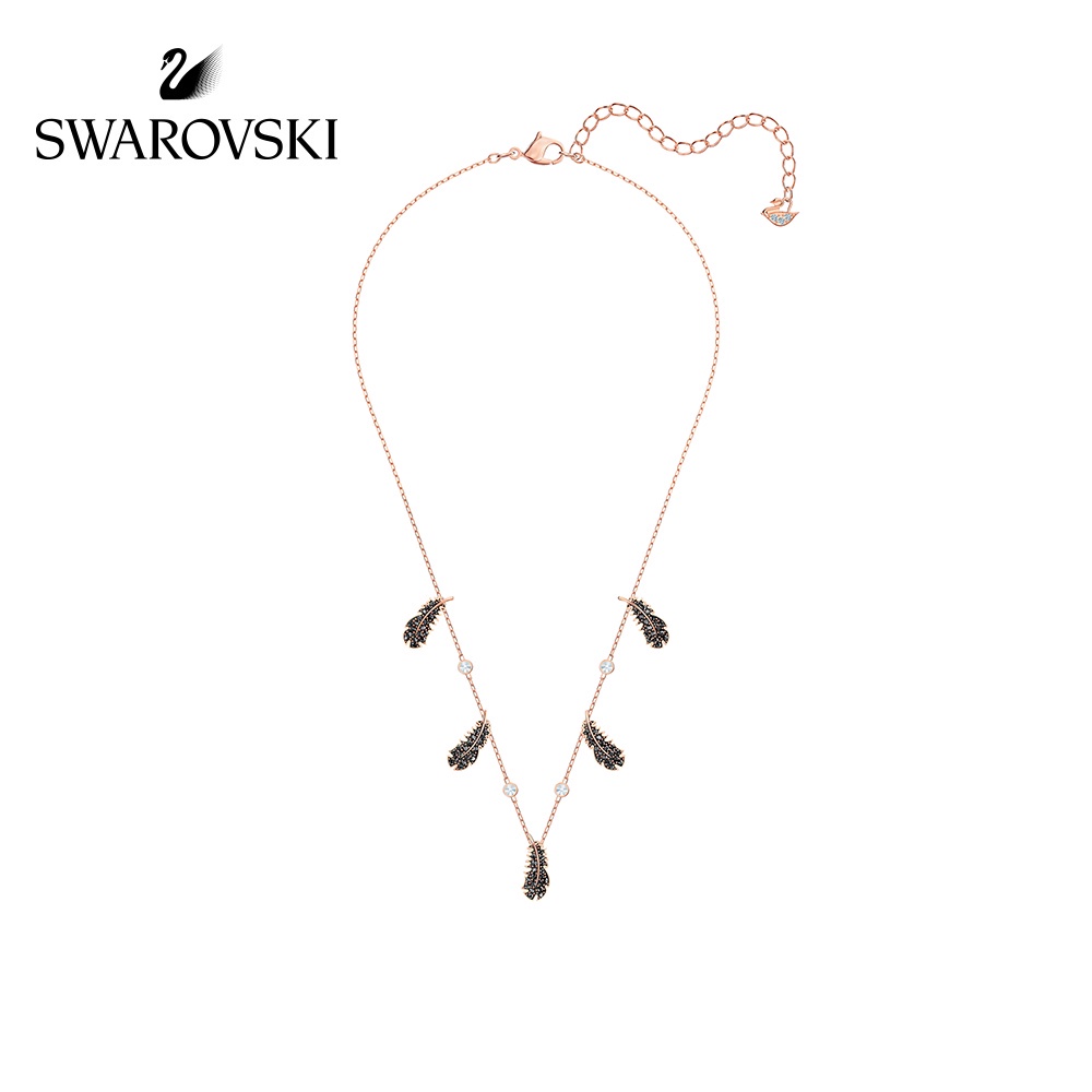 FREE SHIP Dây Chuyền Nữ Swarovski NAUGHTY Thời trang lông vũ Necklace Crystal FASHION cá tính Trang sức trang sức đeo THỜI TRANG