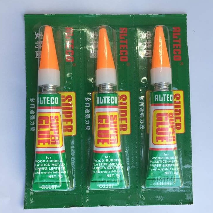 1 TUÝP Keo dán đa năng siêu dính Super Glue Alteco- Keo Siêu Dính Dán Giày Dép, Nhựa, Gỗ, Kim Loại, Cao Su