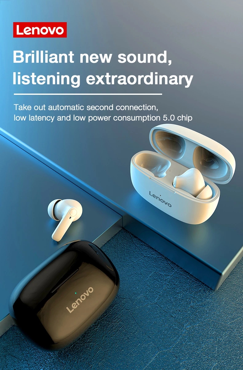 Tai Nghe Bluetooth Không Dây Có Mic Chống Ồn Bt5.0 Cho Lenovo Ht05 Tws | BigBuy360 - bigbuy360.vn