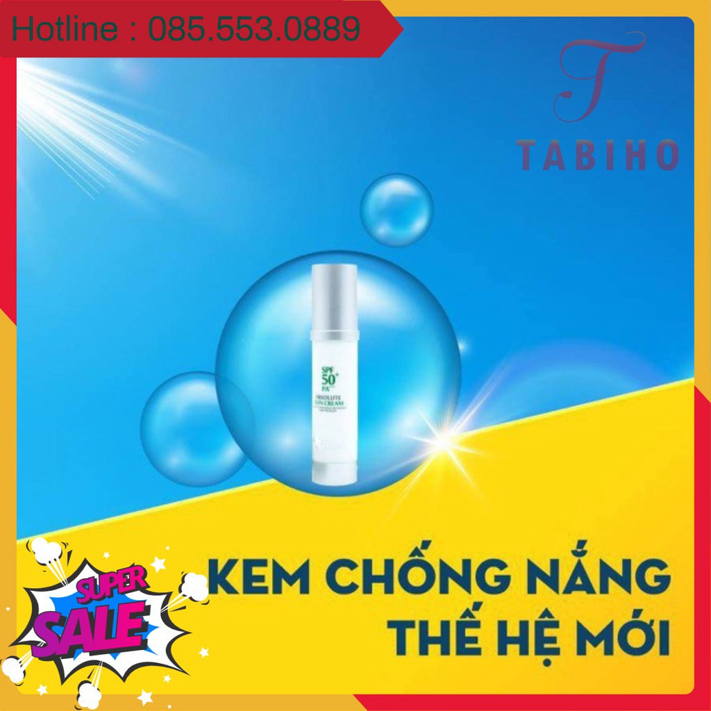 KEM CHỐNG NẮNG Dr PlusCell HẾ HỆ MỚI ABSOLUTE SUN CREAM - Chuẩn Hàn Quốc TaBiHo tabiho