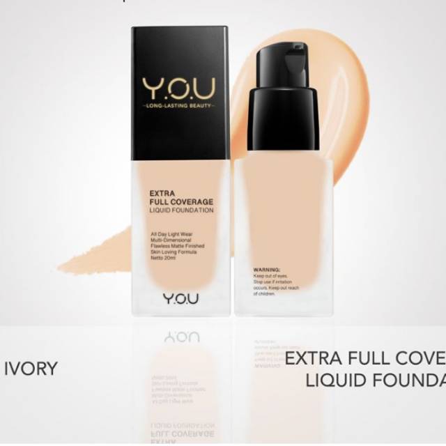 (hàng Mới Về) Kem Nền Dạng Lỏng Che Phủ Toàn Diện Y.o.u