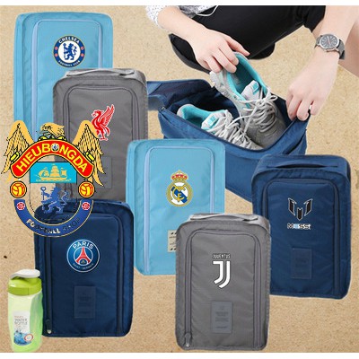 Túi đựng giày đá bóng CLB cầu thủ bóng đá thể thao đá banh Juve MU Man City Tottenham Bayer Munich J