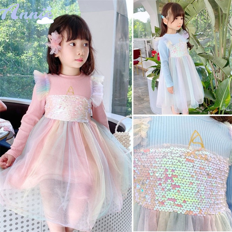 Đầm Công Chúa Giữ Nhiệt Dáng Chữ A Thời Trang Mới Cho Bé Gái