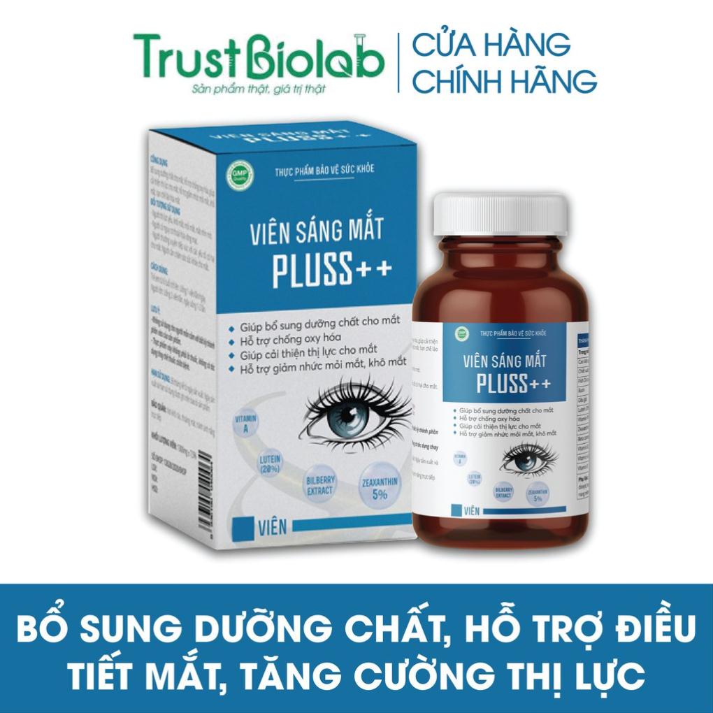 VIÊN SÁNG MẮT PLUSS ++ HỖ TRỢ CẢI THIỆN THỊ LỰC, GIẢM MỎI MẮT, KHÔ MẮT, NGĂN NGỪA LÃO HÓA MẮT