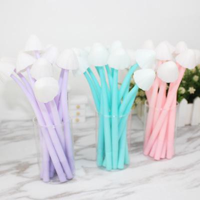 Bút nấm đổi màu D220 viết gel hoạt hình dễ thương kute