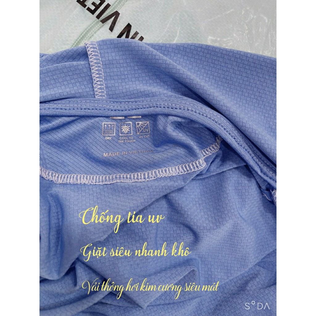 Áo CHOÀNG THÔNG HƠI KIM CƯƠNG 5 in 1 tiện dụng