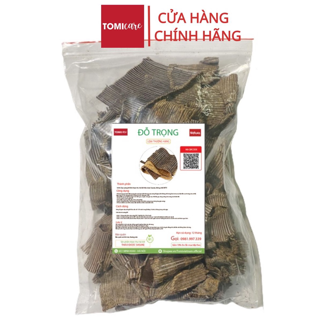 Đỗ trọng khô Sasuke 1kg tác dụng tốt cho sức khoẻ sinh sản và toàn diện