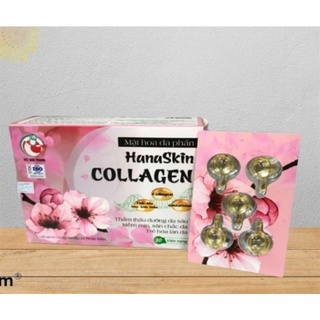 Dạng viên bôi da Hana skin Collagen hỗ trợ đẹp da, chống lão hóa, mờ thâm, trắng da