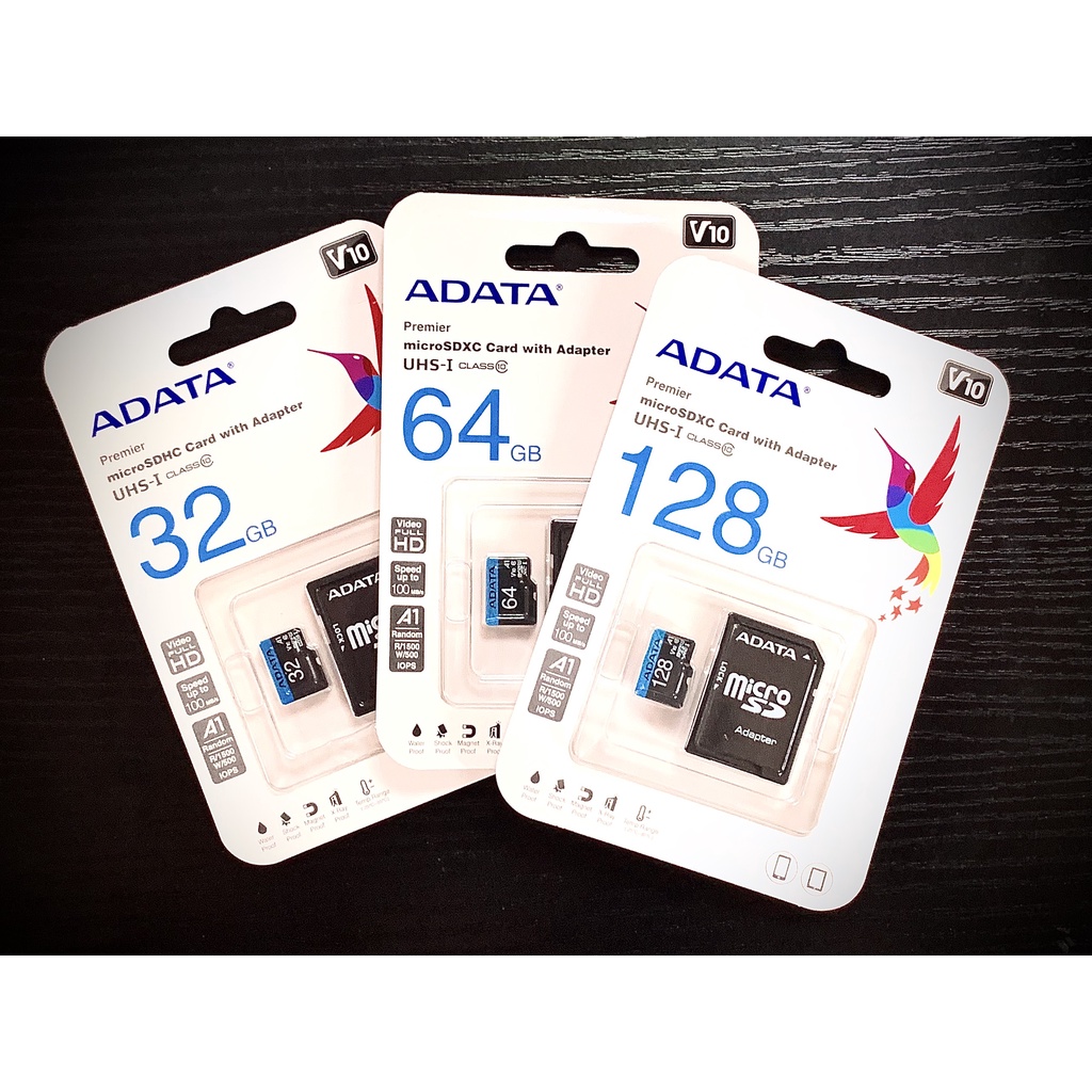 Thẻ nhớ chuyên dụng cho CAMERA Micro SD ADATA 32G, 64G, 128G, Hàng chính hãng, bảo hành 36 tháng