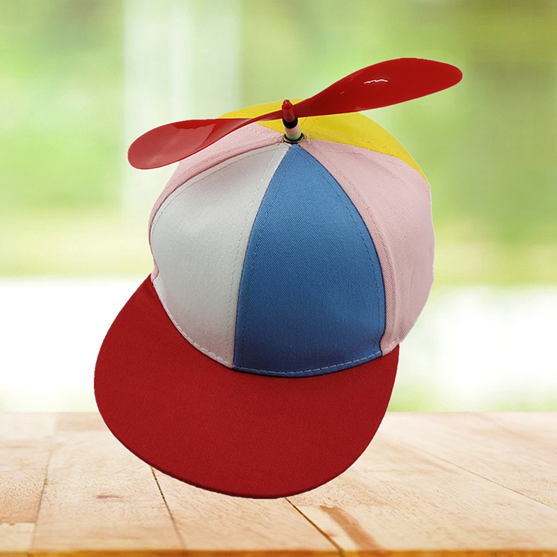 Mũ Lưỡi Trai Hình Chong Chóng Tre Có Thể Tháo Rời Thời Trang Xuân Hè Cho Bé
