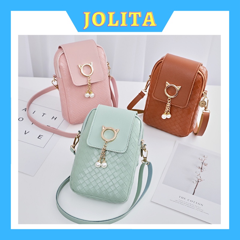 Túi đeo chéo nữ mini thời trang Hàn Quốc dễ thương đựng tiền điện thoại cao cấp đi tiệc đẹp giá rẻ JOLITA TX07