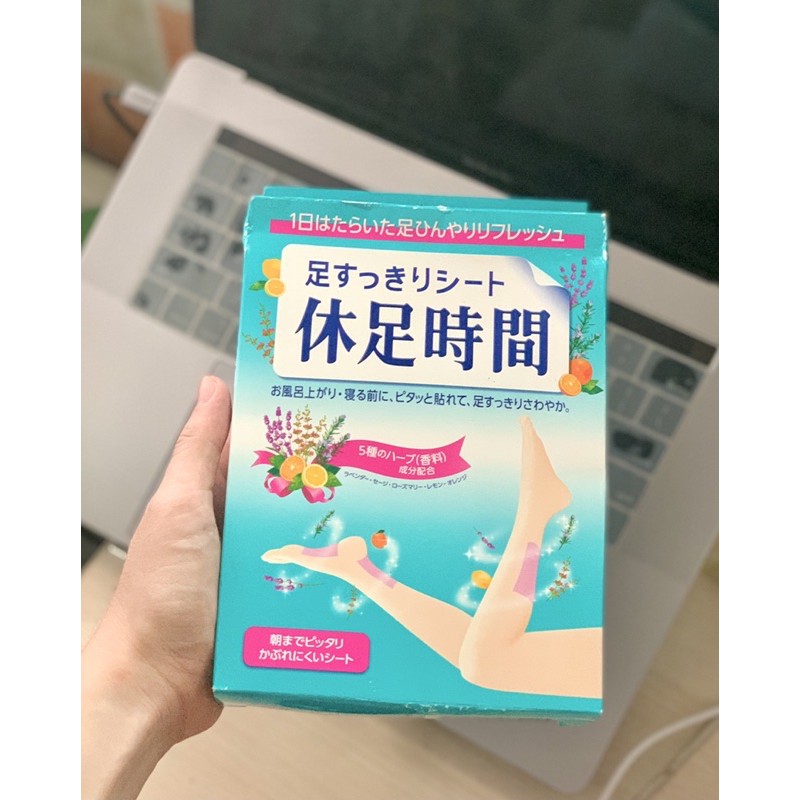 Miếng dán thư giãn lạnh chân Kao Nhật Bản 18 miếng