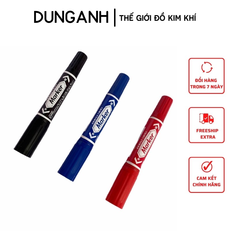 Bút lông dầu Marker 3 màu bút lông có thể đổ thêm khi hết mực - Kim Khí  Dung Anh