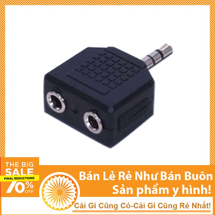 Đầu Chia Jack AUDIO 1 Ra 2 Kênh 3.5mm