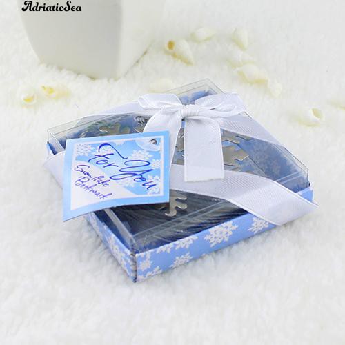 Dụng cụ đánh dấu sách bằng hợp kim hình bông tuyết xinh xắn