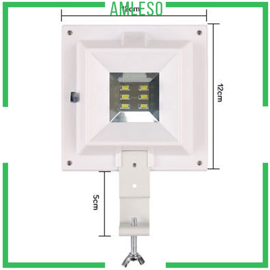 Đèn Led 6 Bóng Gắn Tường Ngoài Trời Sử Dụng Năng Lượng Mặt Trời