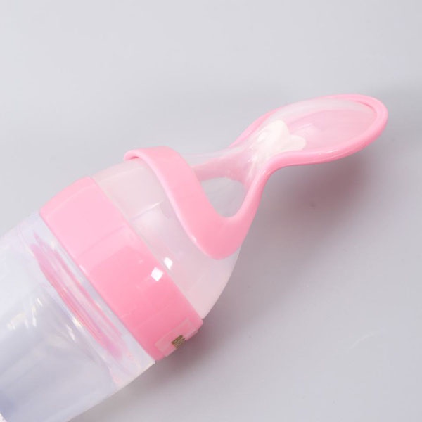 Bình thìa bón cháo, bón sữa silicon siêu mềm cho bé