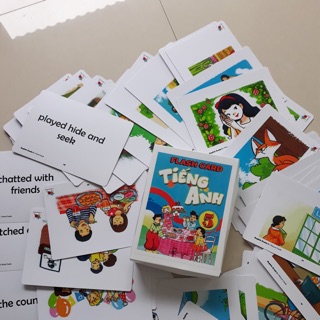 Flashcard a5 2 mặt lớp 3,4,5