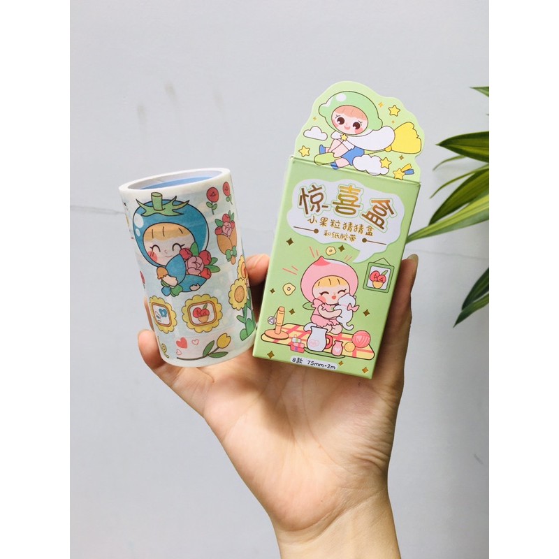 washi tape cô gái bản to cực xinh