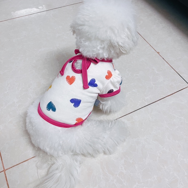 Quần Áo Cho Chó Mèo Mùa Hè 2022 Quần Áo Thú Cưng Mát Mỏng Cotton Giá Rẻ