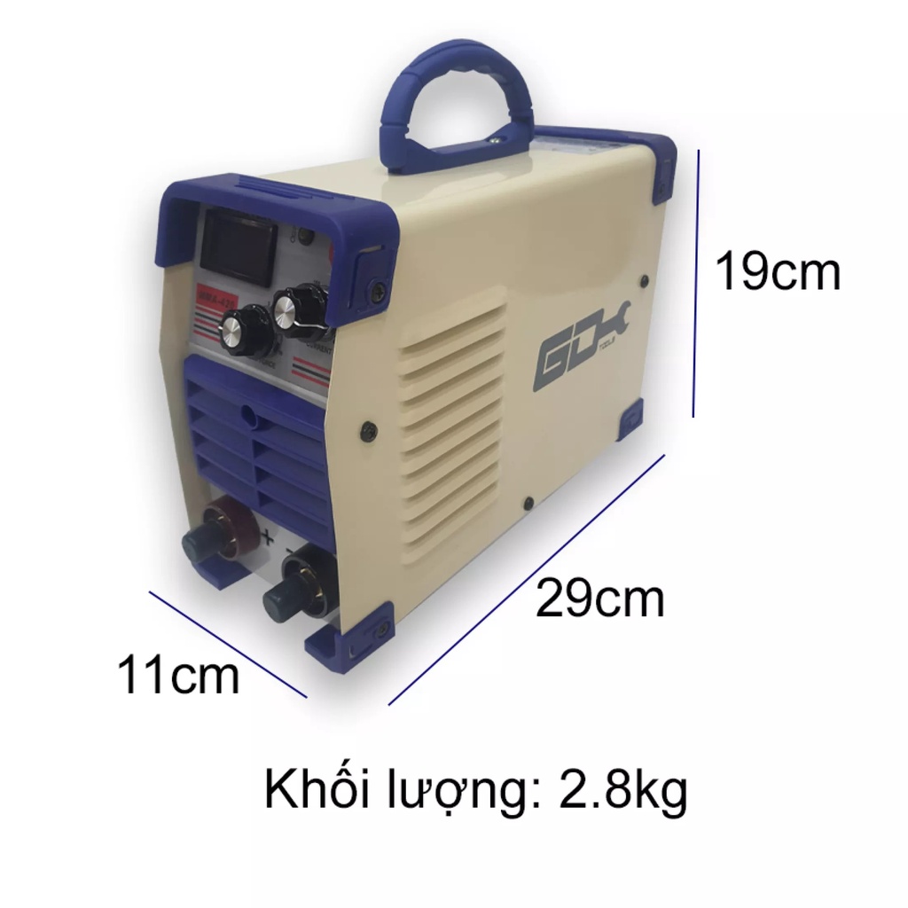 MÁY HÀN MINI GD NHẬT BẢN, hàn que 2.5 đến 3.2, phụ kiện đầy đủ phụ kiện BH 12 tháng