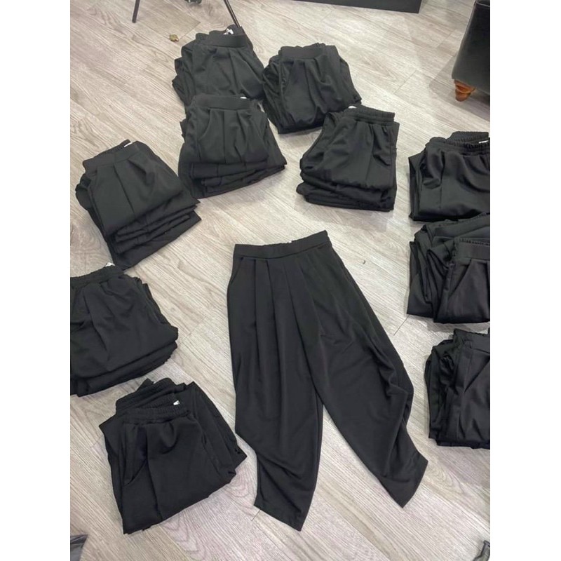 Quần jogger rúm ống sang chảnh