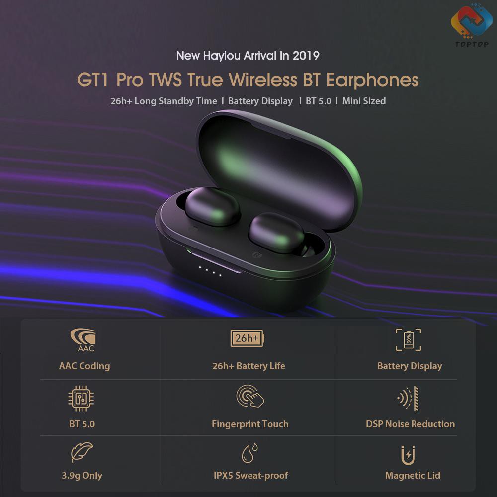 Tai Nghe Bluetooth Không Dây Xiaomi Haylou Gt1 Pro Tws 5.0 Aac Dsp Cao Cấp