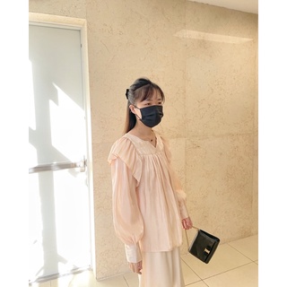 áo cổ V tay bèo