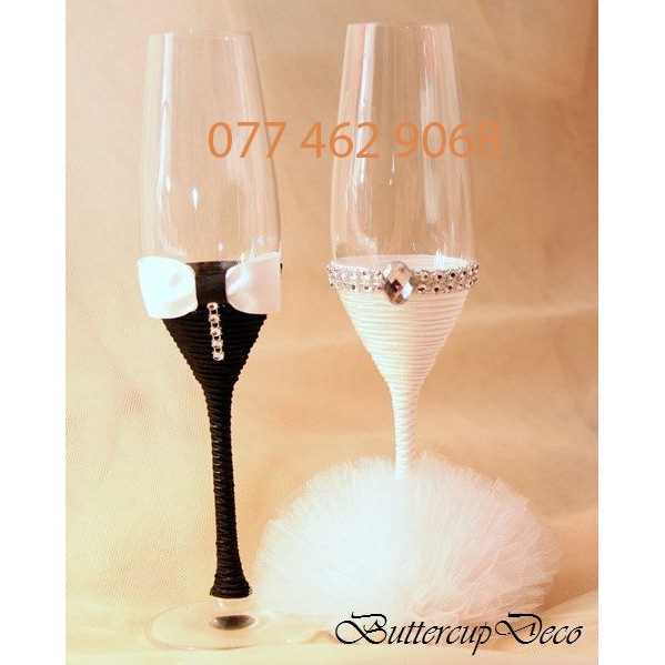 Ly rượu cô dâu chú rể đám cưới 062