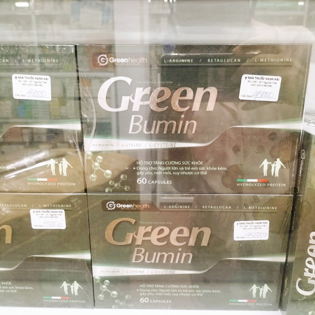 Green bumin Giúp tăng cường sức đề kháng