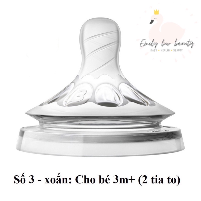 Núm ti thay thế Philips Avent đủ size