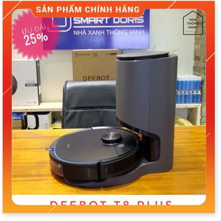 Robot Hút Bụi Lau Nhà Ecovacs DEEBOT T8 AIVI PLUS  - Robot Thông Minh Có Thùng Rác Tự Động, Hàng mới 2021 APP TIẾNG VIỆT