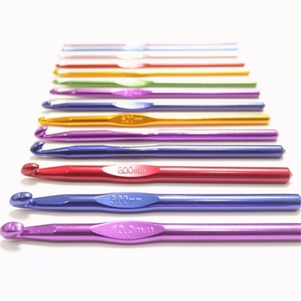 Set 8 Kim Móc Len Nhôm Nhiều Kích Cỡ 2-5.5mm