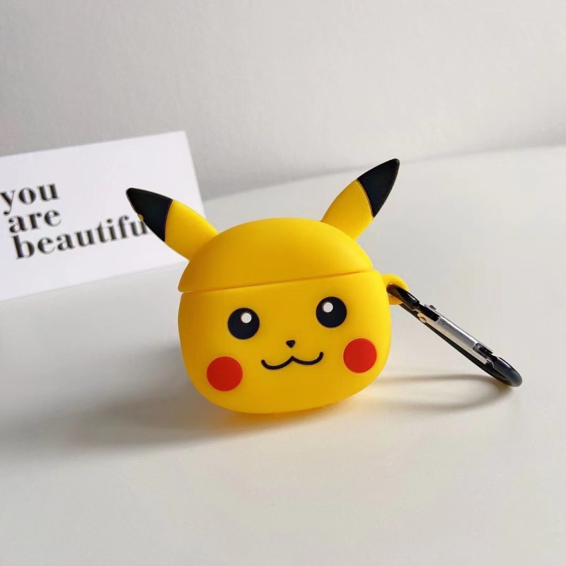 Ốp silicon hoạt hình dễ thương bảo vệ hộp sạc tai nghe không dây MI RedMi Buds 3