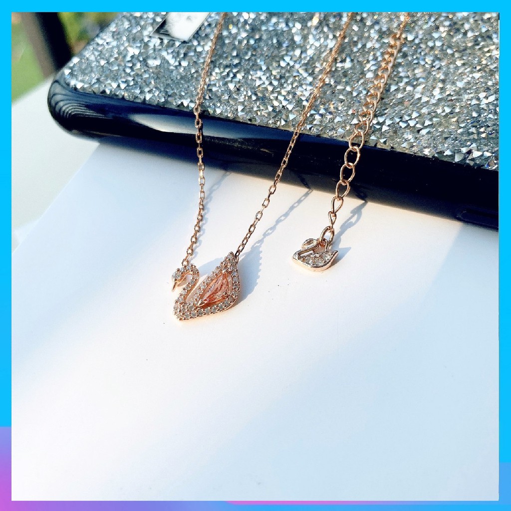 Vòng Cổ Thiên Nga  Swarovski Dazzling Mẫu Box Mới