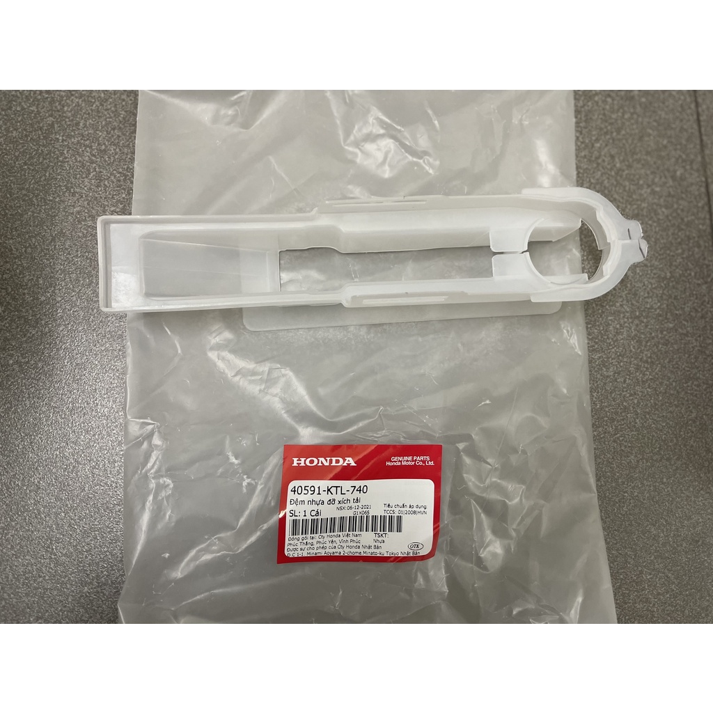 Cao su đỡ sên, đệm nhựa đỡ xích tải xe fu neo fu x fu 2 wave anpha bụng 100 RS 100 hàng chính hãng 40591KTL740