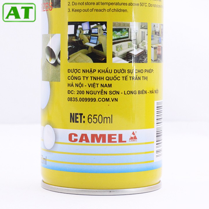 Combo 2 Chai Xịt Bọt Đa Năng Vệ Sinh Ghế Da Nội Thất Ô Tô Foam Cleaner Màu Vàng