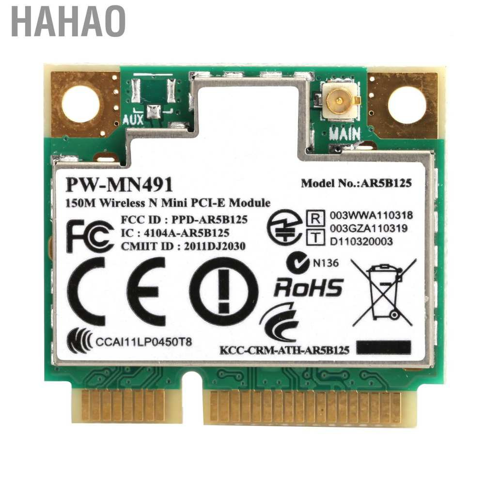 Hahao 2.4Ghz Mini PCI-E Wireless Network Card Wifi Adapter 150M ForDell/Asus/Samsung