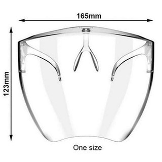 Tấm Chắn Giọt Bắn Face Shiel, Kính Chắn Y Tế Bảo Hộ Chống Dịch, Bụi Trong Suốt Nhựa PET, Loại 1, Siêu Nhẹ