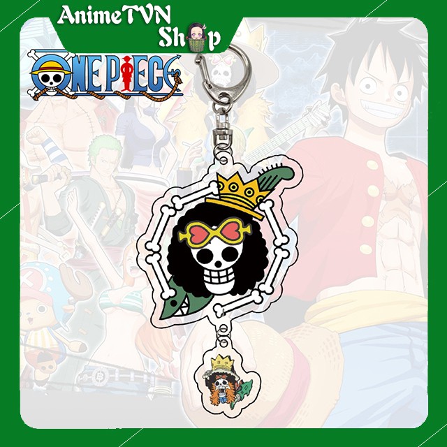 Móc khoá Mica anime One Piece - Đảo hải tặc (Loại 3) - Nhựa Cứng Acrylic In 2 mặt sắc nét ( ảnh thật )